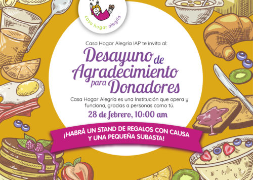Desayuno de Agradecimiento a Donadores